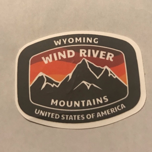 Wyoming Wind River Matte Finish PVC Removable Waterproof Decor Accent Sticker - Picture 5 of 8
